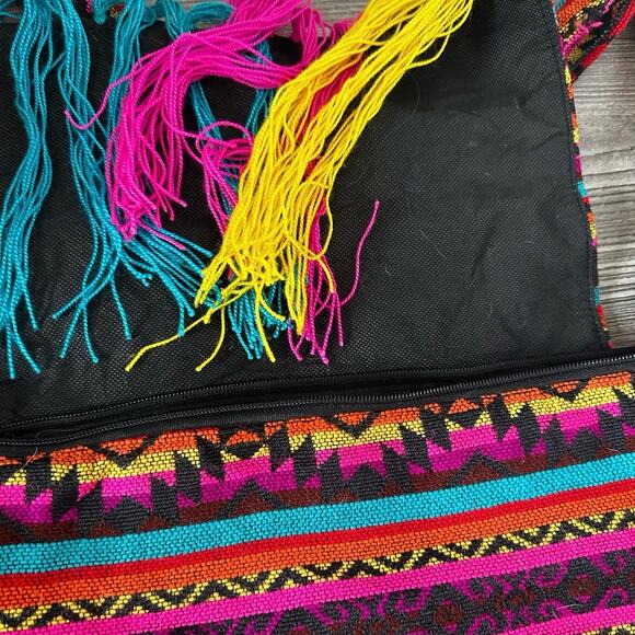 tejidos caymi hippie satchel bag - Picture 2 of 3